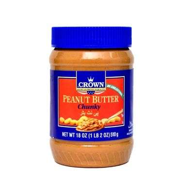 Crown Peanut Butter Chunky 510 gm