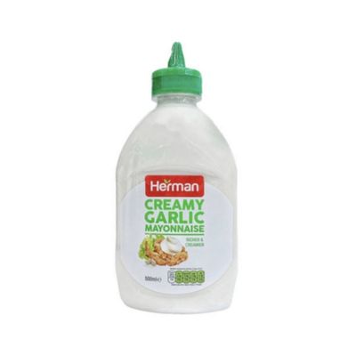Herman Creamy Garlic Mayonnaise 500 Ml