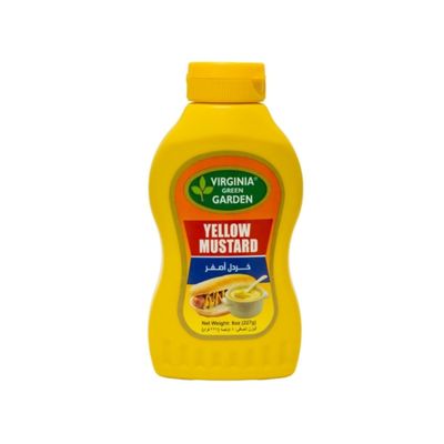 Virginia Green Garden Yellow Mustard Sauce Tube 227Gm