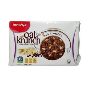 Munchys Oat Krunch Dark Chocolate Biscuit - 208 gm